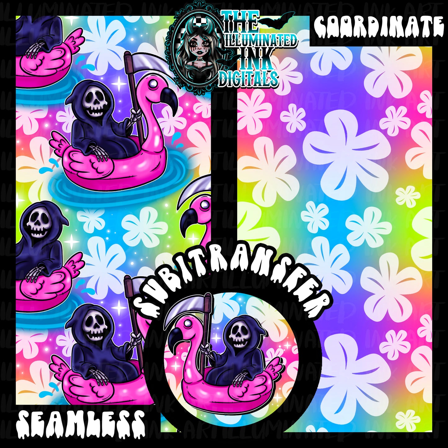 Grim Flamingo Float