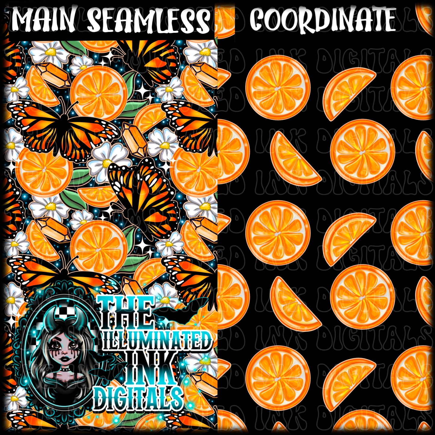 Orange Butterflies