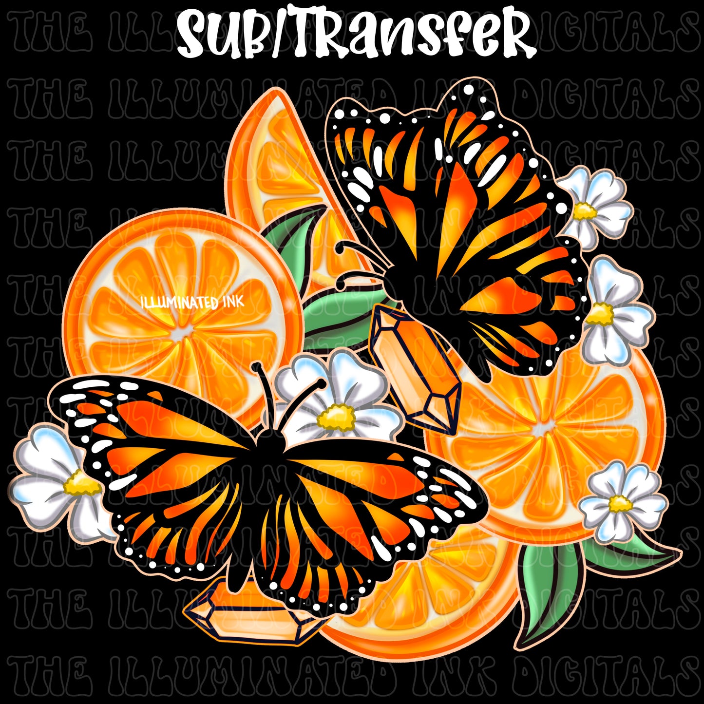 Orange Butterflies