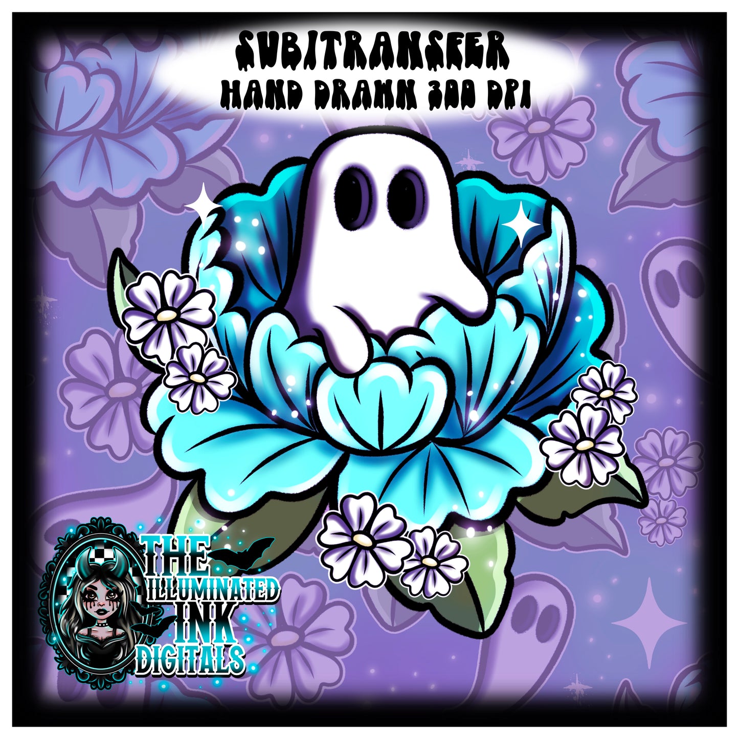 Ghostly Peonies