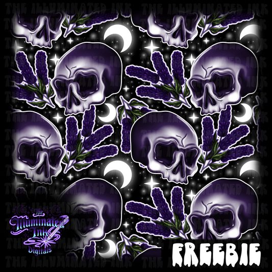 Lavender Skull